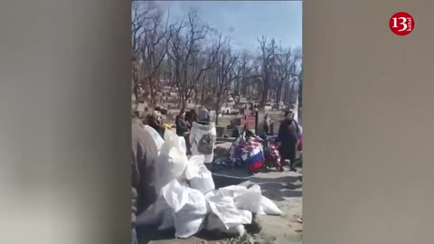 Russians welcome their dead soldiers