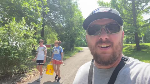 Bluegill fishing with the family