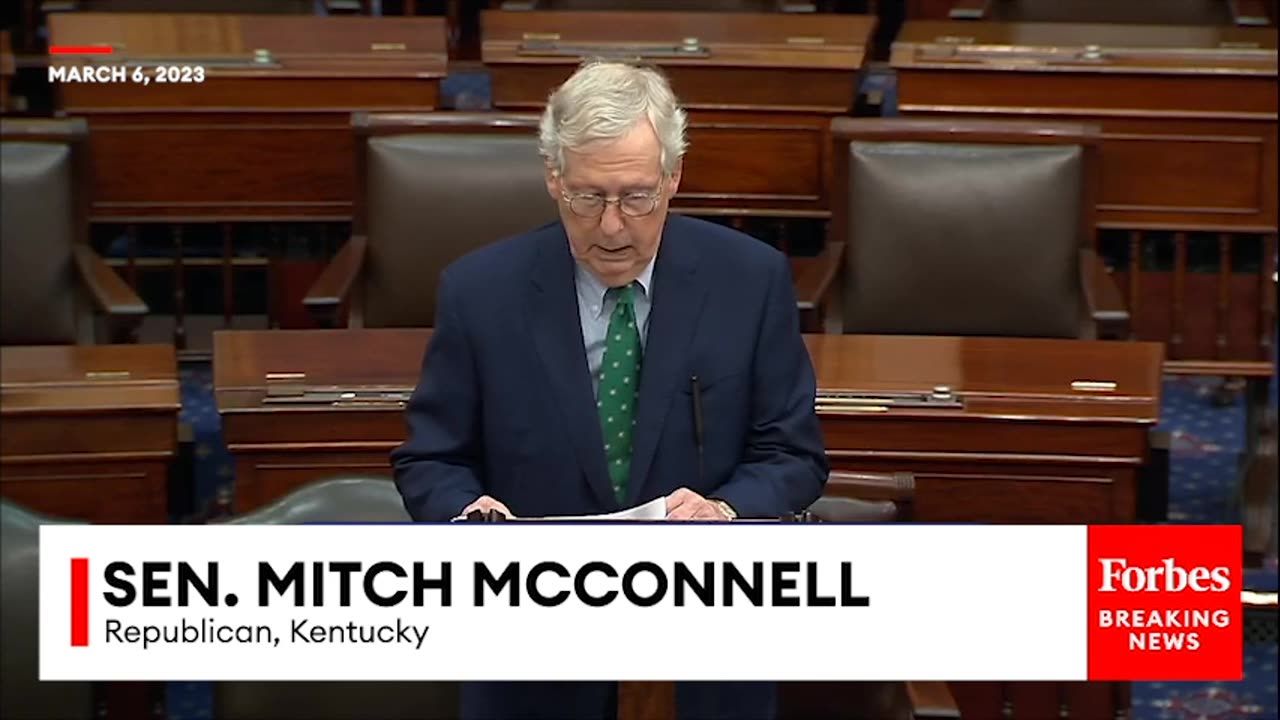 JUST IN- McConnell Speaks About Recovery Efforts Following Severe Weather In Kentucky