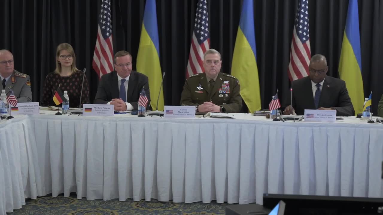 Ukraine Defense Contact Group at Ramstein Air Base, Germany, Jan. 20, 2023