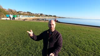 Intro to a leisurely stroll around a seashore.