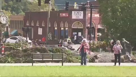 Hurricane Helene leaves Black Mountain, NC in ruins