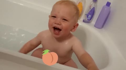 Where Are You Looking At? Funniest Baby Bath Time LOL ! Cute Video