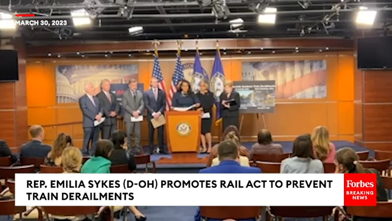 Emilia Sykes And Other Lawmakers Promote RAIL Act Legislation To Prevent Train Derailments