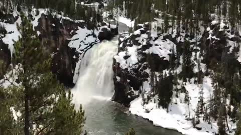 Yellowstone National Park, Wyoming, USA - April 2019