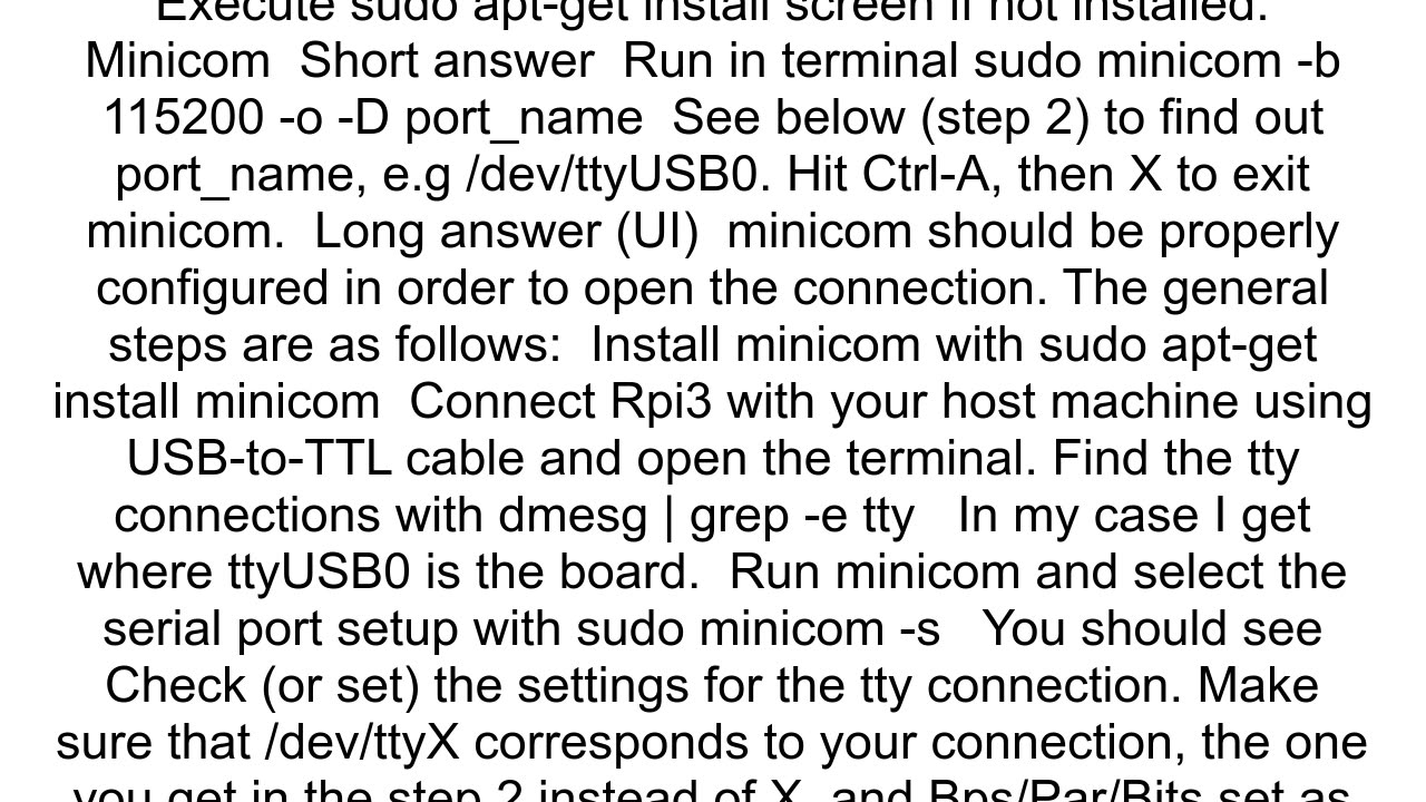 Android Things Connect to Serial Debug Console