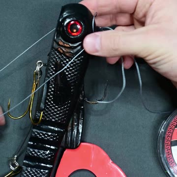 Is this knot ridiculous on a magnum musky lure?