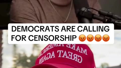 Democrats are calling for censorship