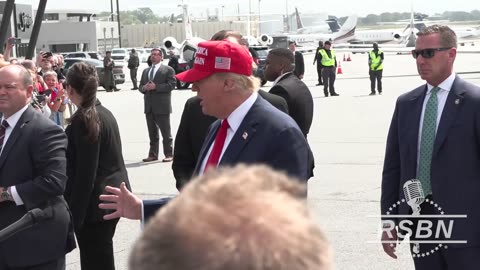 WATCH: President Donald J. Trump Answers Questions from the Media in Atlanta, GA - 4/10/24