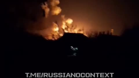 Spectacular Detonations of a Russian Munitions Facility