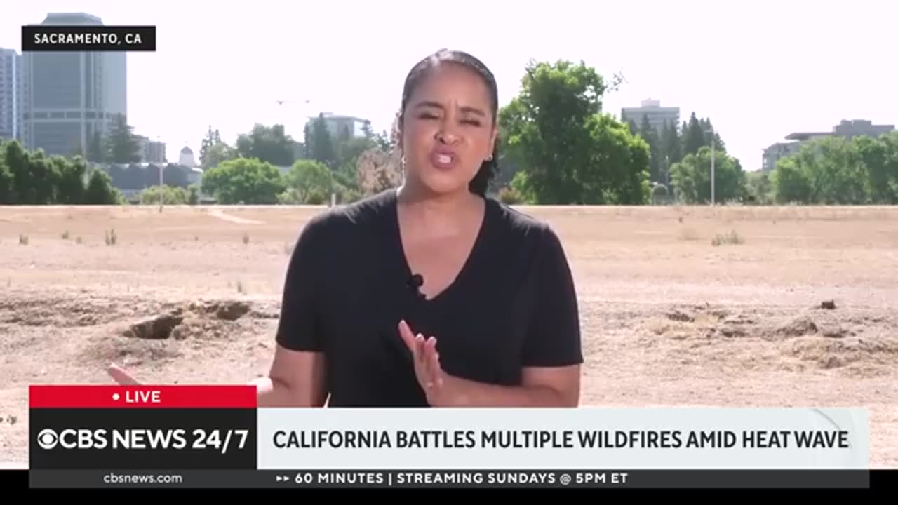 Thompson Fire rages in Northern California amid heat wave CBS News