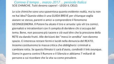 “SCIE CHIMICHE, TUTTI DEVONO SAPERE!! - LEGGI IL CIELO!!”😱😱😱