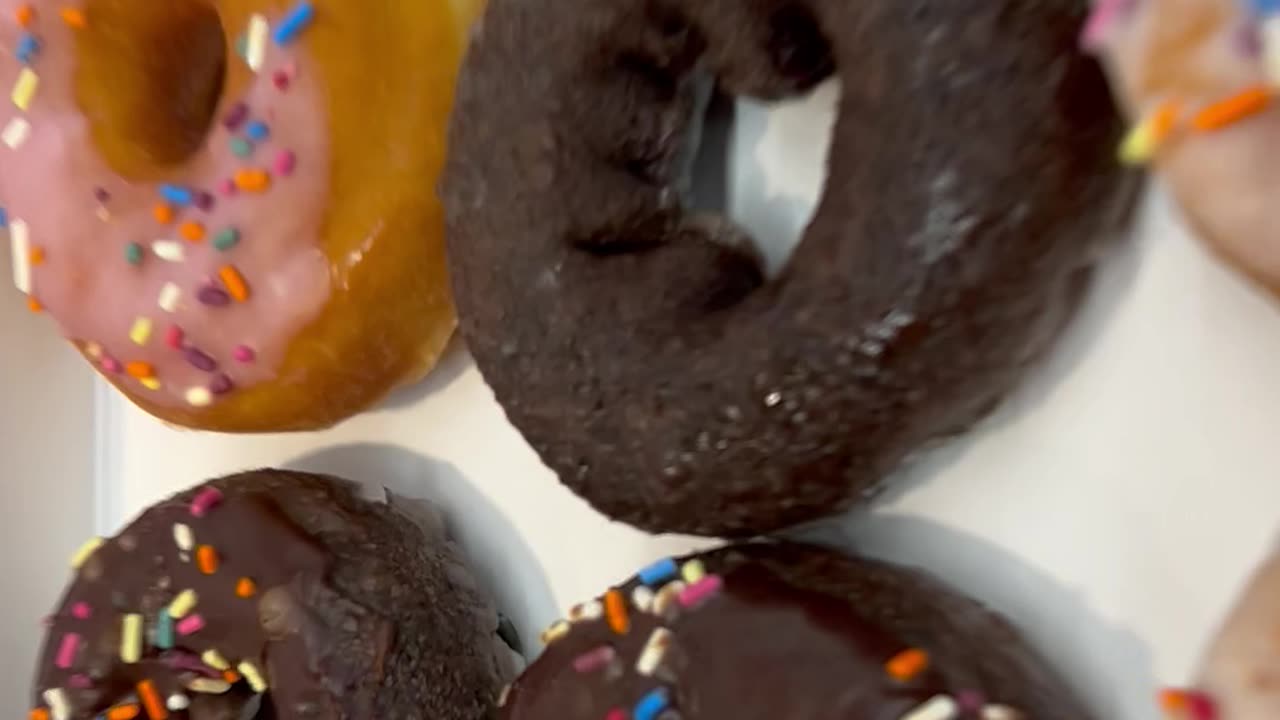 Dunkin Donuts feast for Apefather! OH!