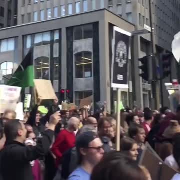 Big Protest In Canada - Stock