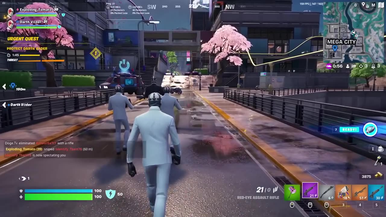 We protect Season 2 Boss in Fortnite