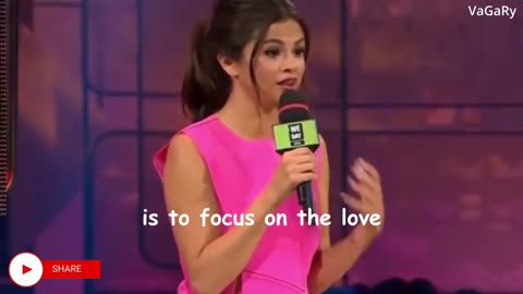 Focus On Love : Selena Gomez| Self Awareness