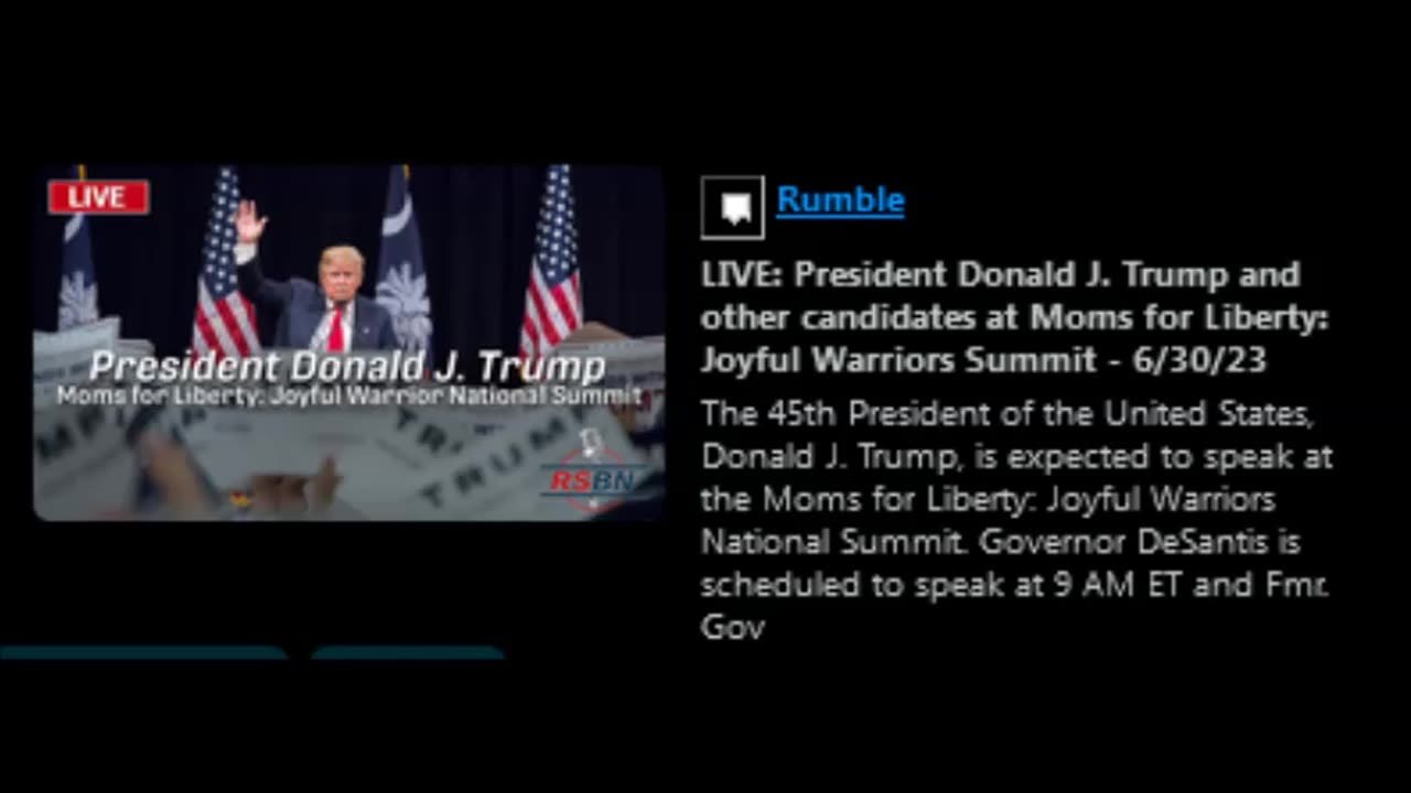 LIVE: President Donald J. Trump and other candidates at Moms for Liberty