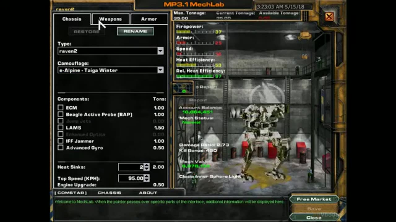 mechwarrior 4 mercs p2 - I almost find out why I can't zoom dammit