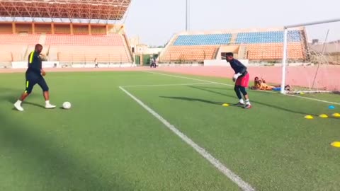 Goalkeeper training