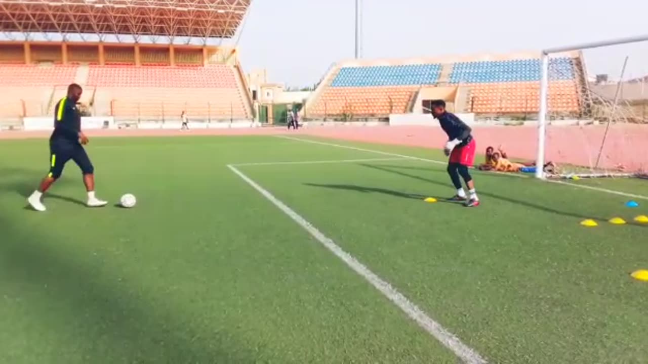 Goalkeeper training