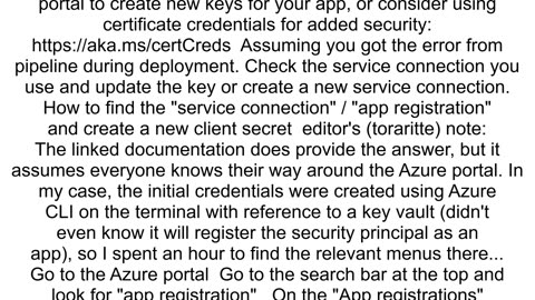 AADSTS7000222 The provided client secret keys are expired