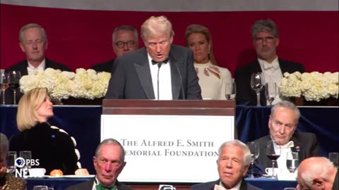 October 2024 - Trump at Al Smith Dinner - Part 2