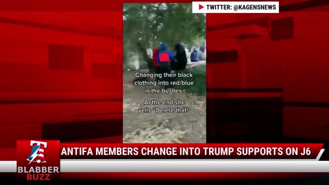 Antifa Members Change Into Trump Supports On J6