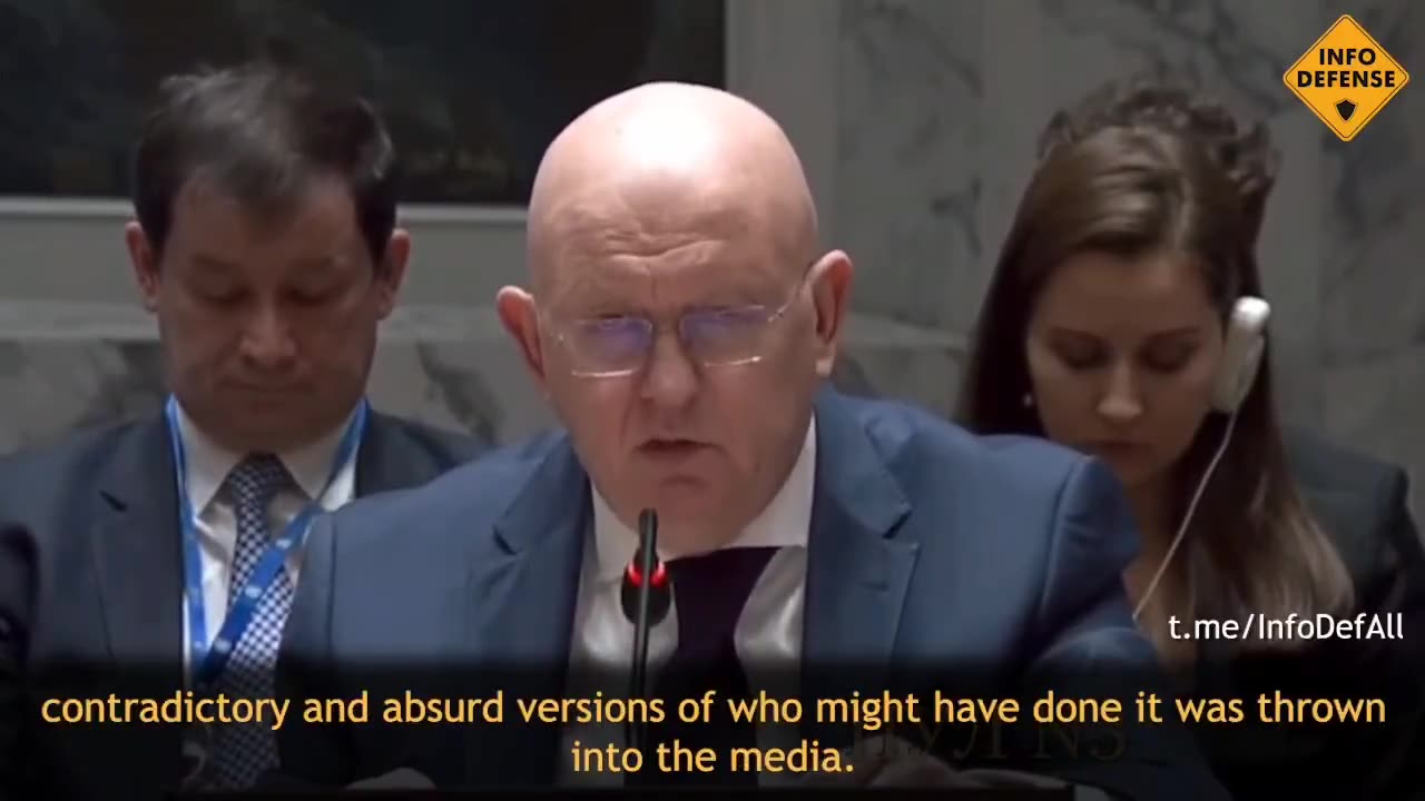 Russian diplomat tells UN Security Council Washington threatened to blow up Nord Stream pipeline