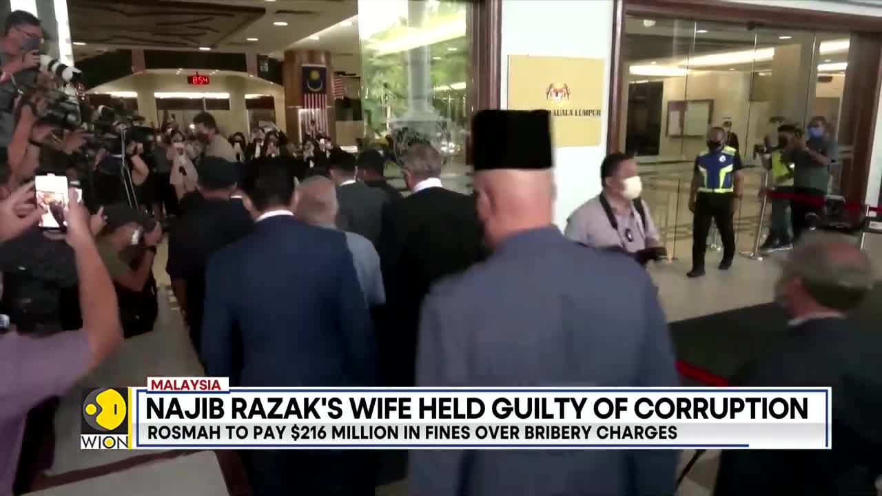 Malaysia's former PM Najib Razak's wife gets 10 years jail for corruption| Latest English News| WION