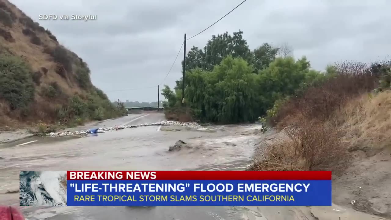 Flood emergency in Southern California