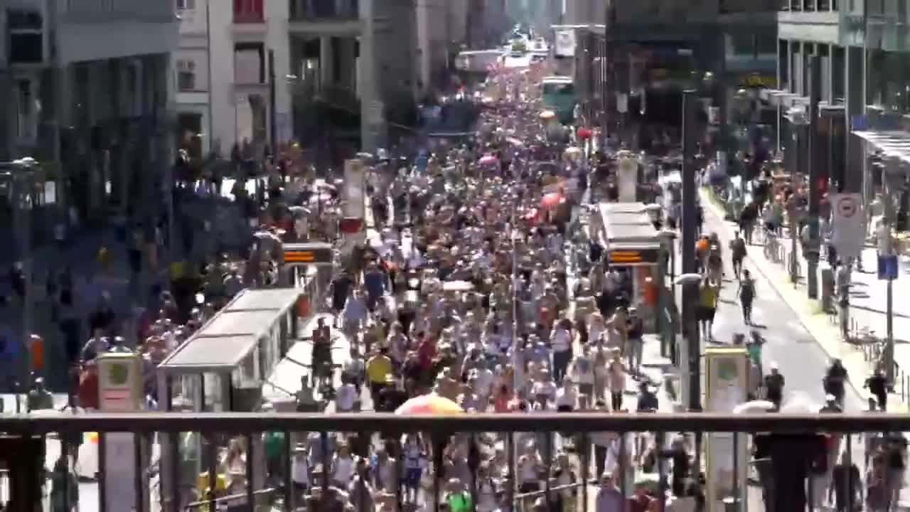 Berlin Germany 28th August 2021 Covid-19 Passports/Lockdown Protests