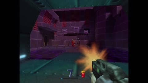 Quake II Playthrough (Actual N64 Capture) - Strogg Outpost