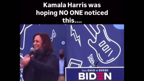 Kamala thought Nobody will Notice !