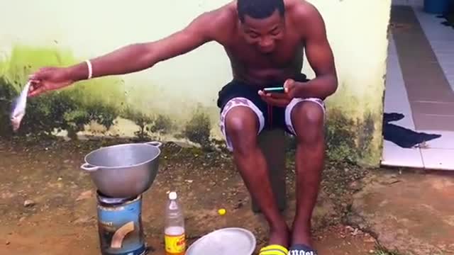 Be careful when cooking