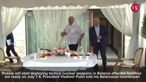 Russia to Deploy Tactical Nuclear Weapons in Belarus in July, Putin Says