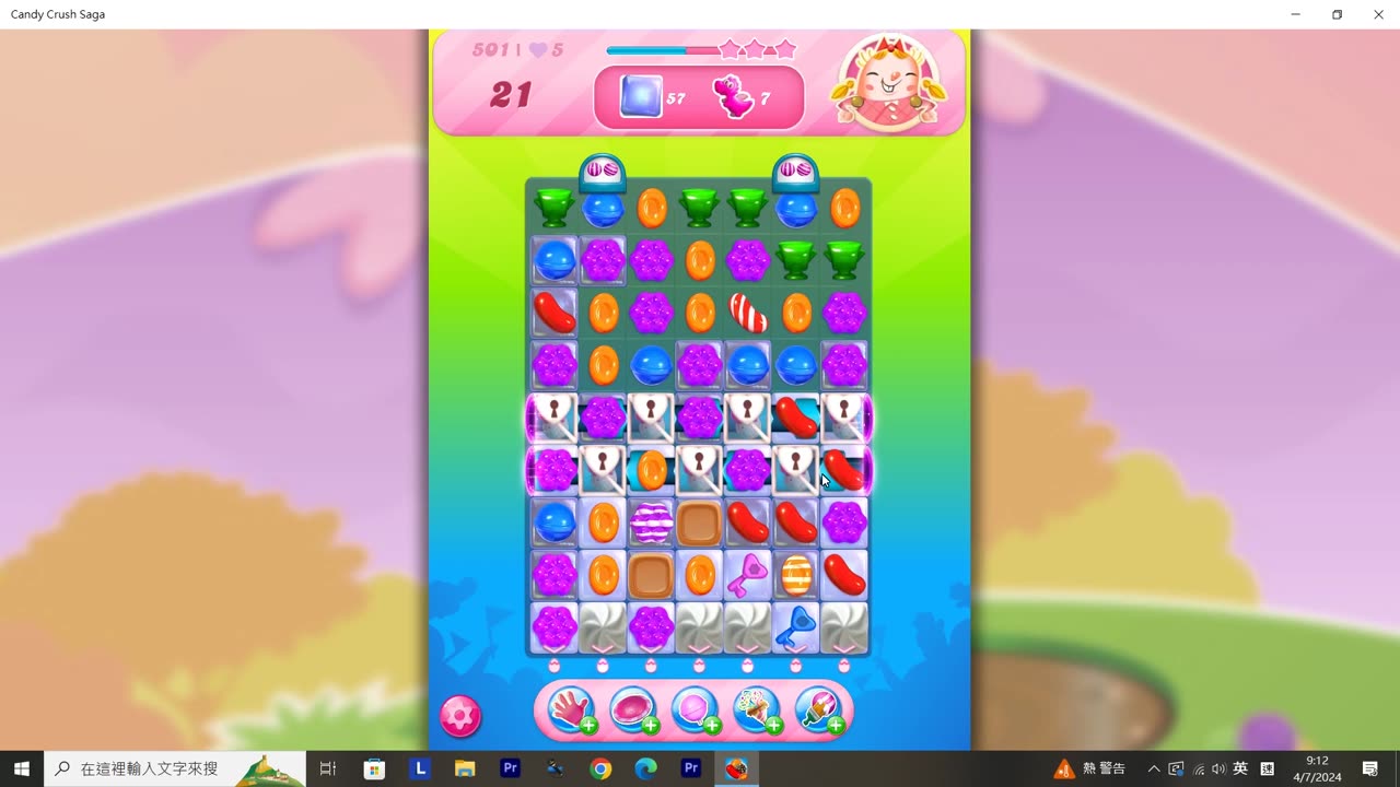 Candy Crush Saga Record (Level 501)