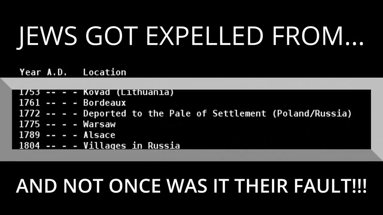 JEWS GOT EXPELLED FROM...