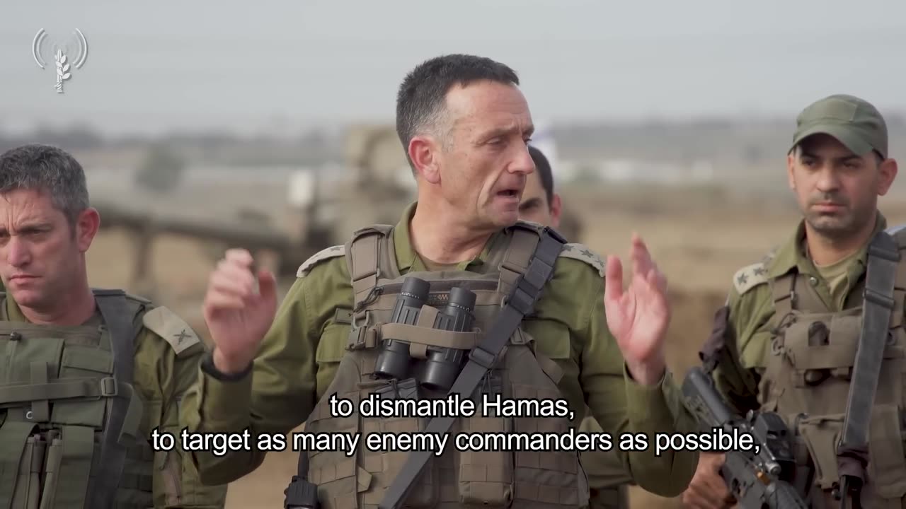 An Operational Briefing from the IDF Chief of the General Staff in Southern Israel