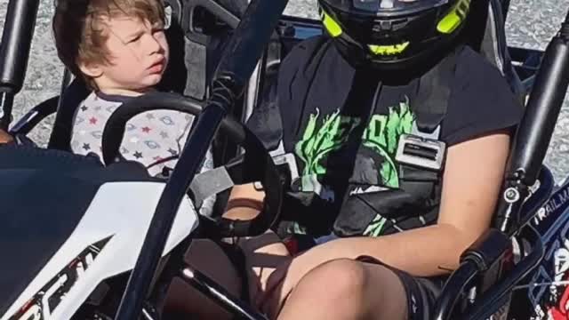 My Favorite Guys Playing On the Gocart