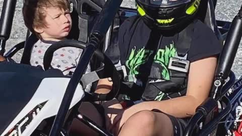 My Favorite Guys Playing On the Gocart