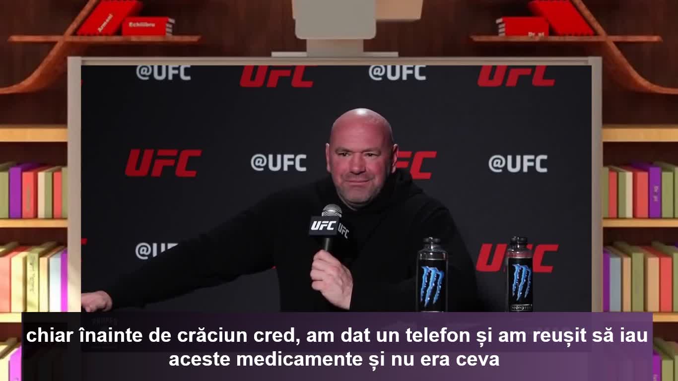 PRESEDINTELE UFC DANA WHITE PUNE LA PUNCT REPORTERUL SPALAT PE CREIER