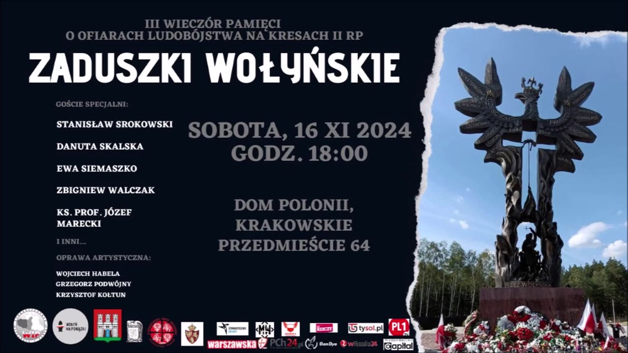 Aktualności Narodowe (11.11.2024): spotkania - Warszawa, Katowice, Przemyśl, Łódź...