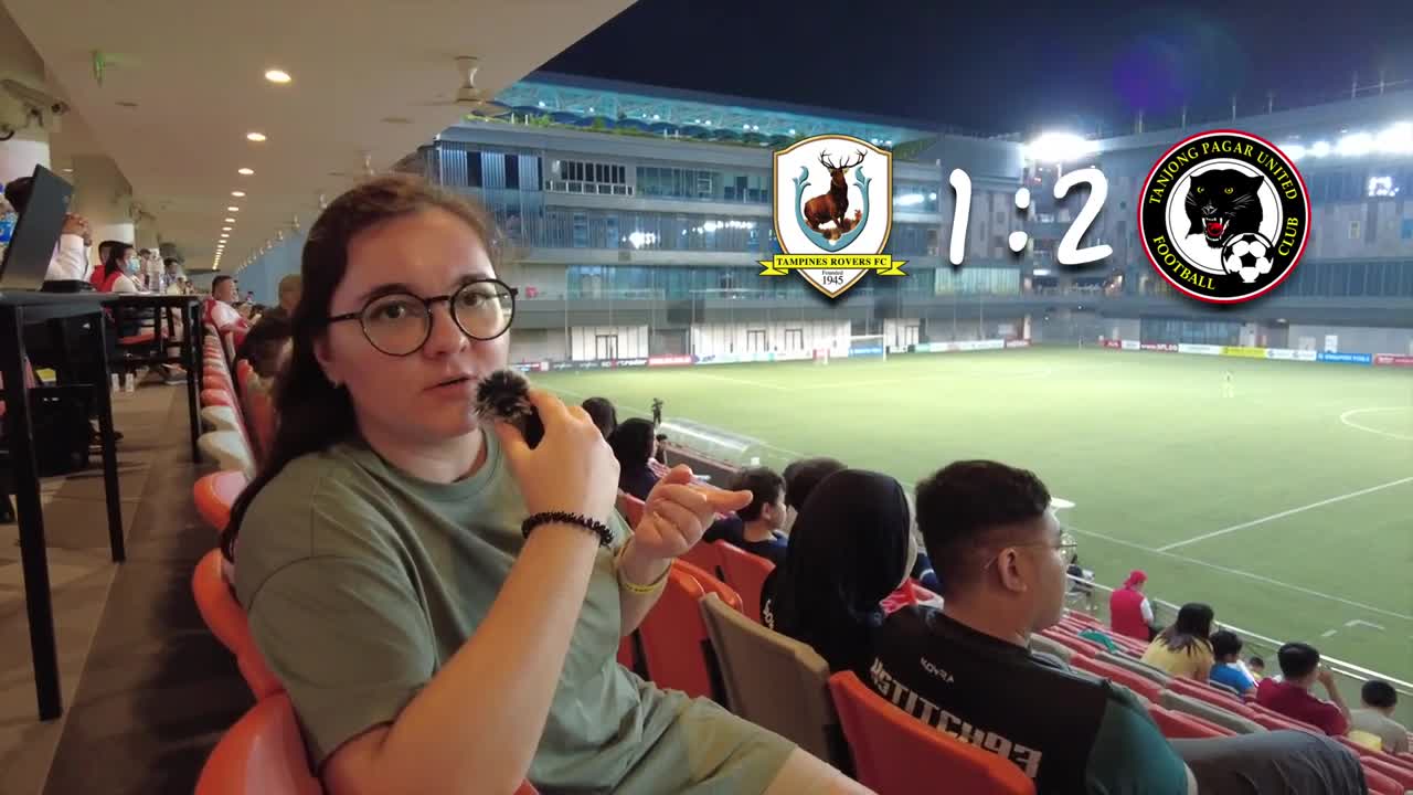 First time at a football game | Singapore Premier League match