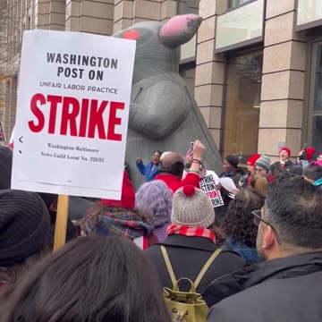 JUST IN: Washington Post Workers Hold Strike