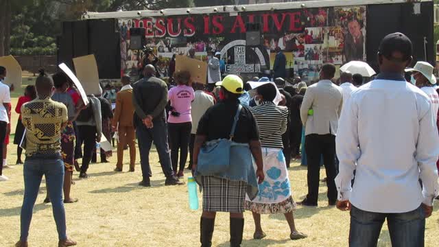 ACDP leader Kenneth Meshoe speaks at Union Buildings