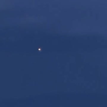 UFO seen in a lightning storm