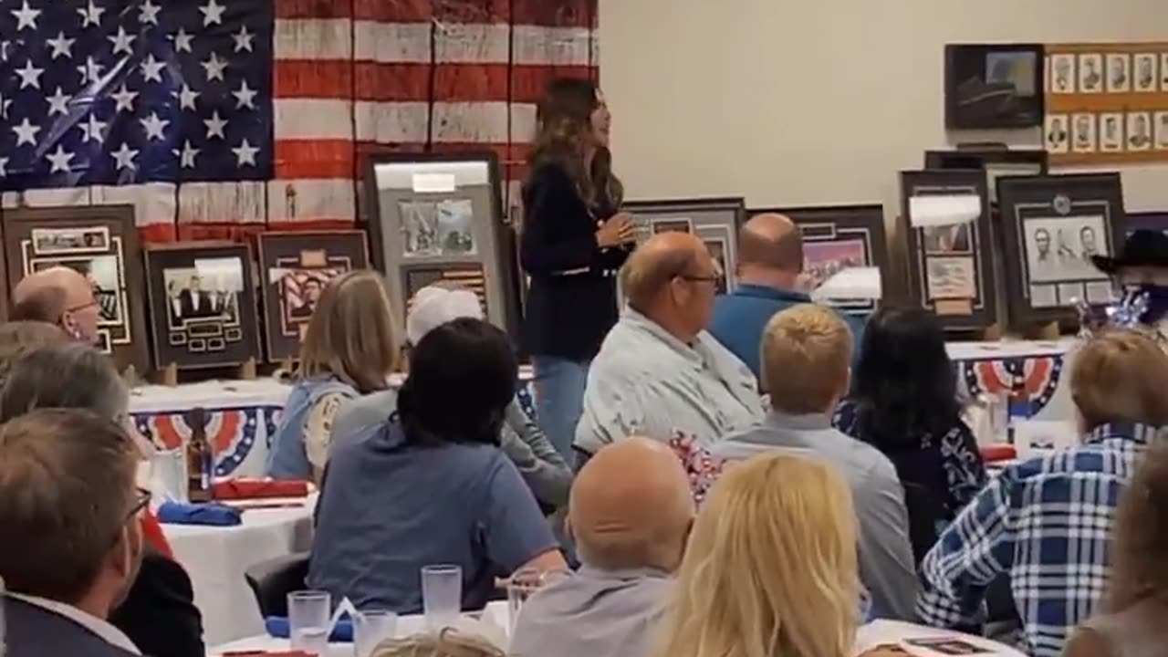 Kristi Noem speaking in Hot springs SD