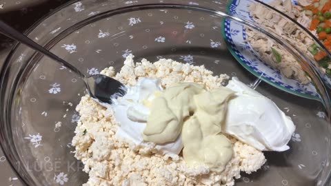 FURNARINKA ME SALLATË PULE - shumë e shijshme dhe e shëndetshme !! _ FURNARINKA WITH CHICKEN SALAD !