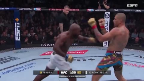 UFC 307_ Pereira vs Rountree _ highlights with epic edition