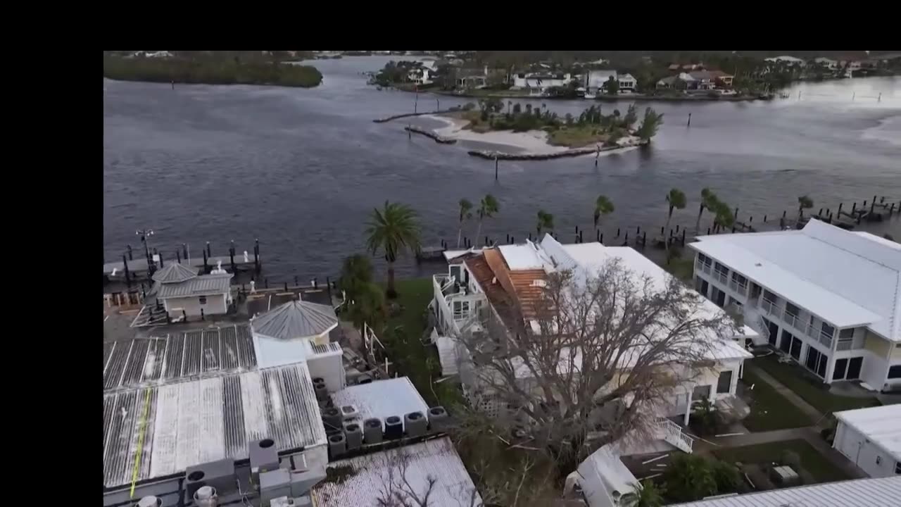 Hurricane Milton destruction revealed in drone video